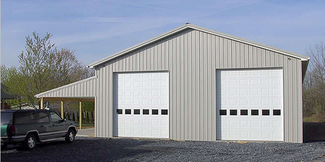 Double 4.5" Siding on Agricultural Building