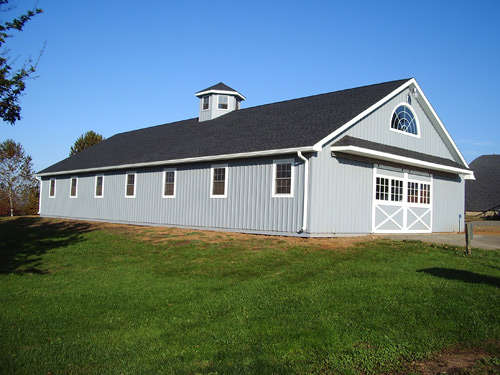 Triple 3" Siding on Commercial/Ag Building