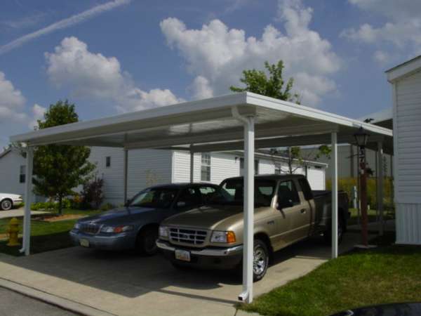 Attached Mobile Home Carport