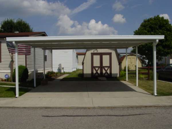 Free-Standing Mobile Home Carport