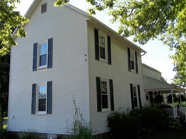 Double 4" Vinyl Siding