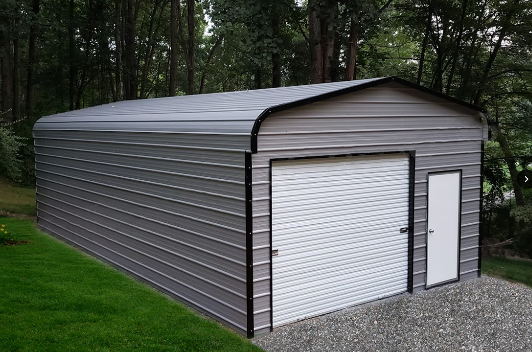 Enclosed Mobile Home Carport / Garage-Style